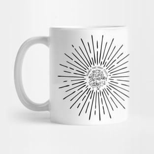 Hot coffee cold heart Mug